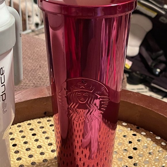 Starbucks Stainless Steel Berry Pink Large 24 oz Tumbler Cold Cup - Picture 14 of 14